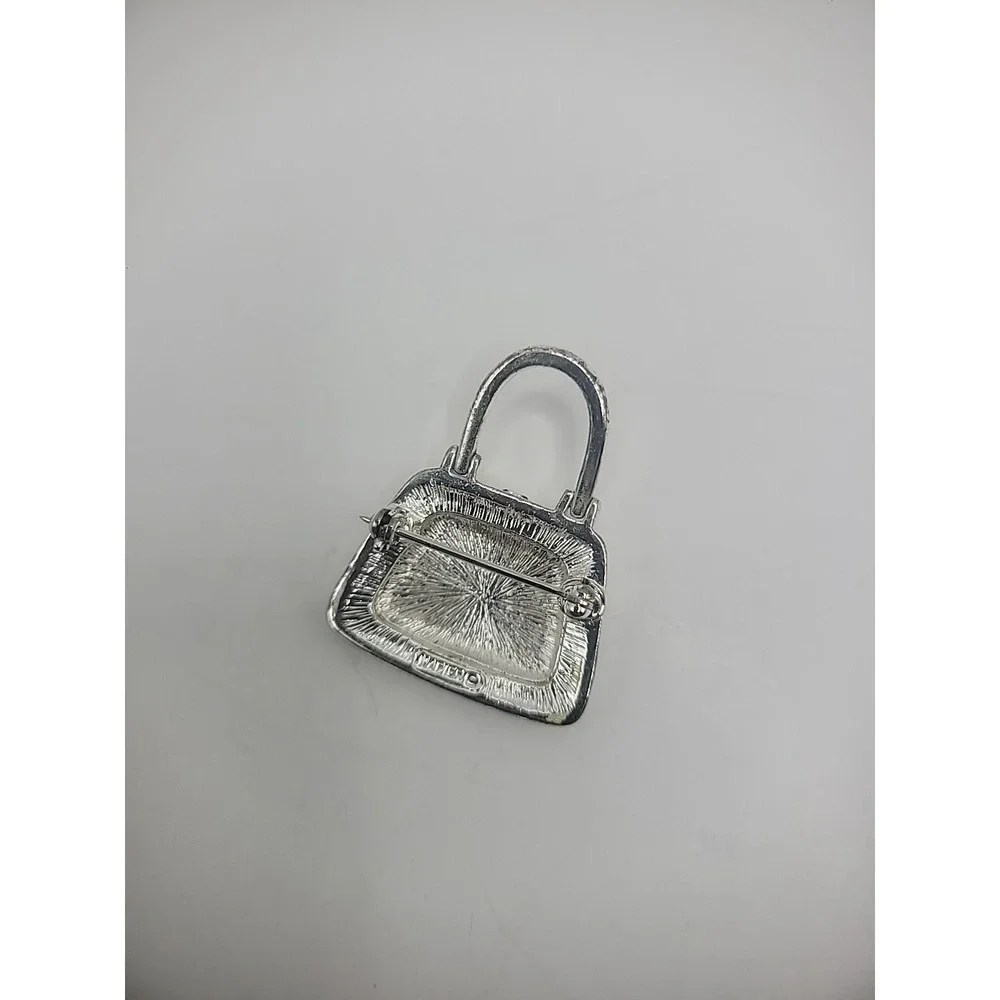 Vintage Napier Brooch Pin Handbag Purse Handle Jewelry Costume‎